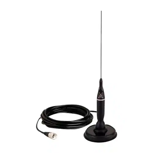 Cobra - 42-inch Magnet Mount CB Antenna - Black