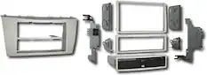Angle. Metra - Dash Kit for Select 2007-2011 Toyota Camry DIN DDIN - Silver.