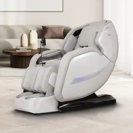 Osaki - Titan - Advent 4D Zero Gravity Chair with Spinning Calf Massage - Taupe