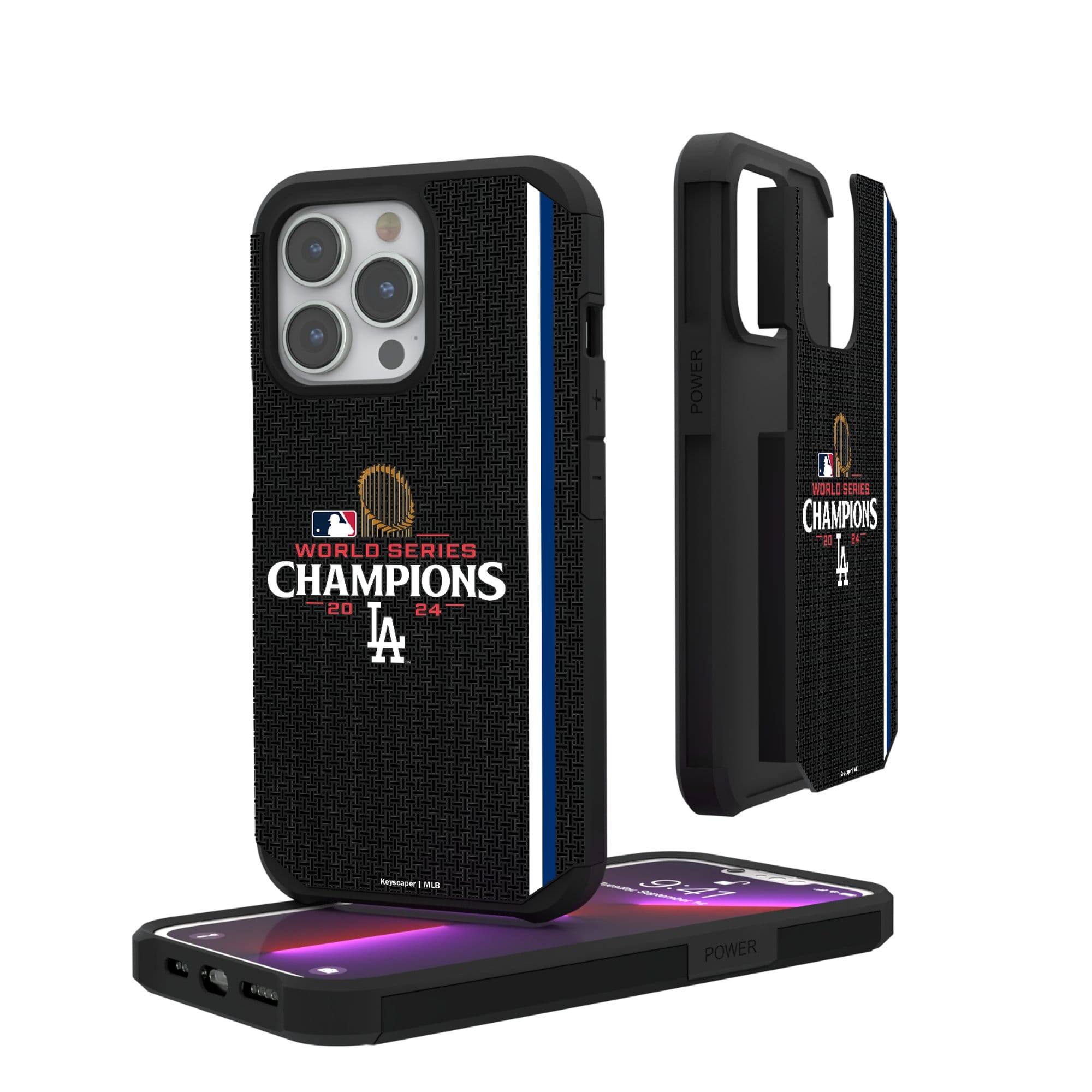 Keyscaper - MLB - Los Angeles Dodgers 2024 World Series Champions iPhone Rugged Case - 15 Pro Max - Black price history on PriceWatchPro