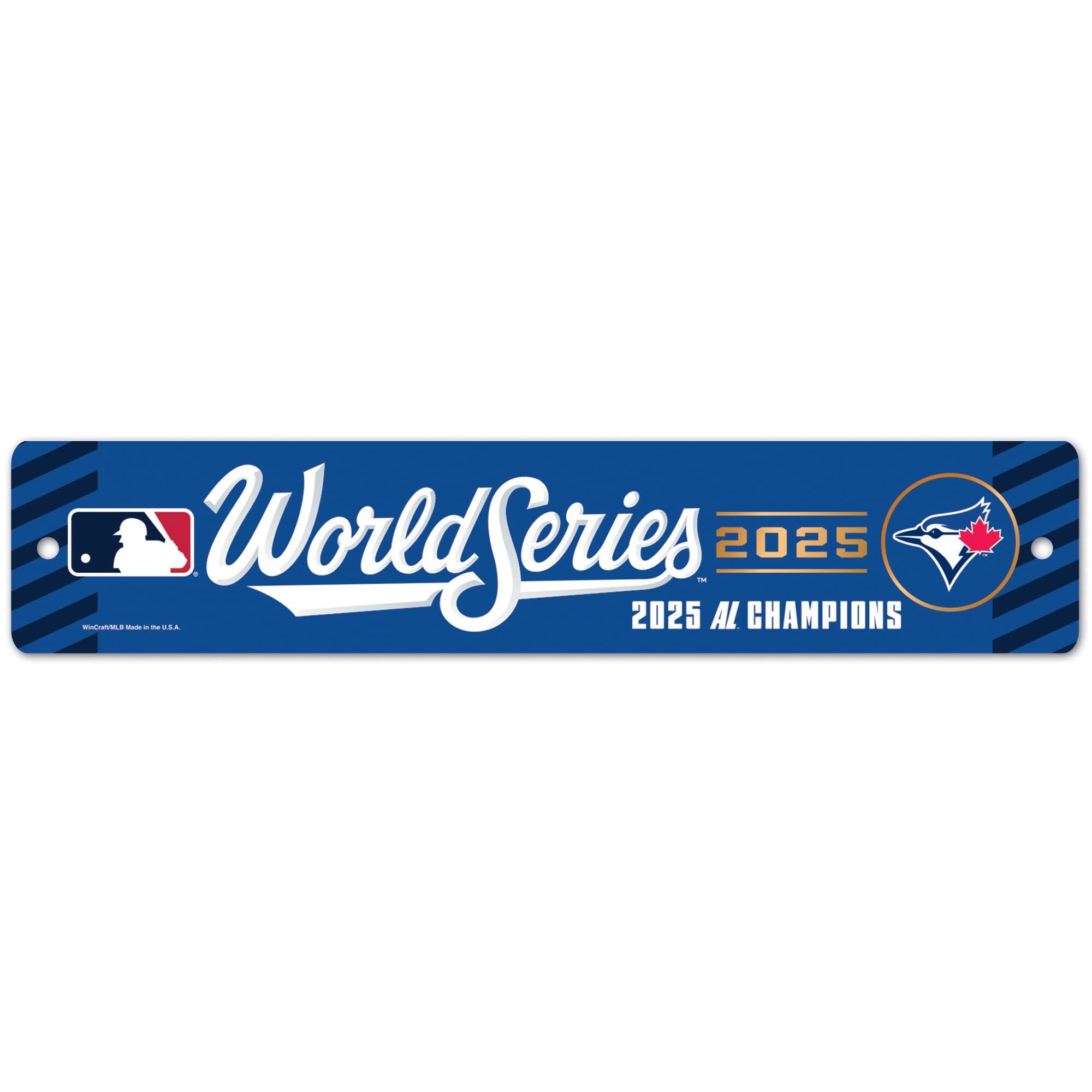 Toronto Blue Jays 2025 American League Champions 3.75" x 19" Street Sign