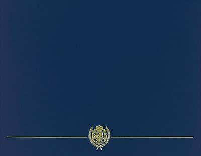 "Great Papers - Classic Crest Certificate Holders, 8.5"" x 11"", 5/Pack (903115) - Navy" price history on PriceWatchPro
