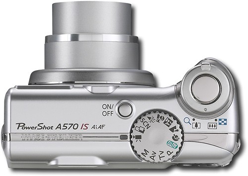 Best Buy: Canon PowerShot 7.1MP Digital Camera Silver A570IS