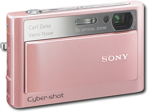 Best Buy: Sony Cyber-shot 8.1-Megapixel Digital Camera Pink DSC-T20/P