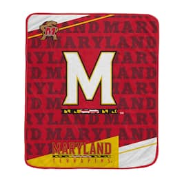 Pegasus - Maryland Terrapins 50" x 60" Diagonal Ghost Ultra Soft Blanket - Multicolor