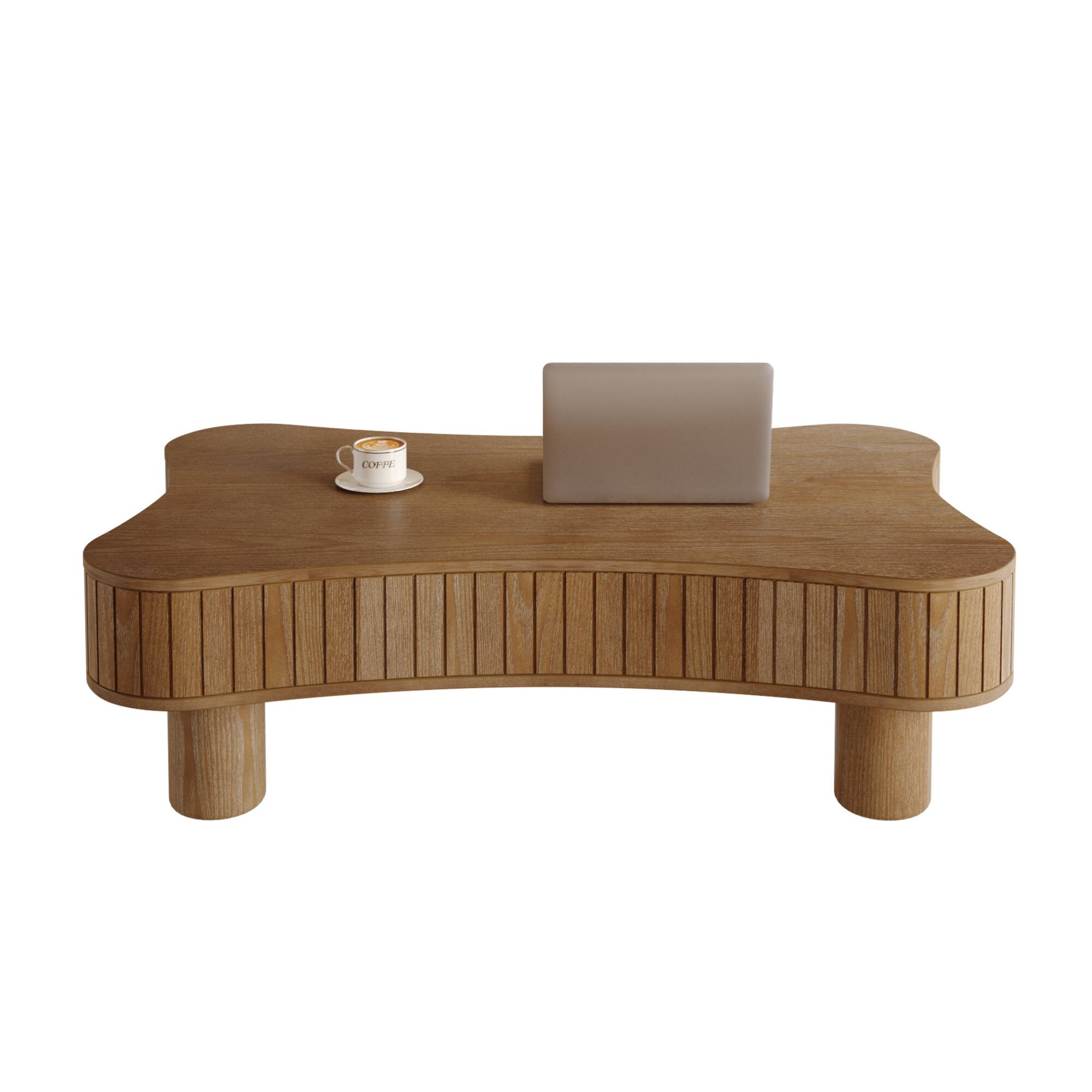 Alt View 10. GOODSILO - Functional Lift Top Coffee Table with Hidden Storage and Silent Hydraulic Mechanism for Living Room Spaces - Walnut.