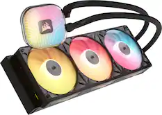 Front. CORSAIR - iCUE LINK TITAN II 360 RX RGB Liquid CPU Cooler - Black.
