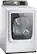 Angle. Samsung - 7.4 Cu. Ft. 15-Cycle Steam Electric Dryer - Neat White.