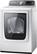 Left. Samsung - 7.4 Cu. Ft. 15-Cycle Steam Electric Dryer - Neat White.