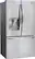 Angle. LG - 28.8 Cu. Ft. French Door Refrigerator with Thru-the-Door Ice and Water - Stainless Steel.
