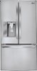LG - 28.8 Cu. Ft. French Door Refrigerator with Thru-the-Door Ice and Water - Stainless Steel-Front_Standard 