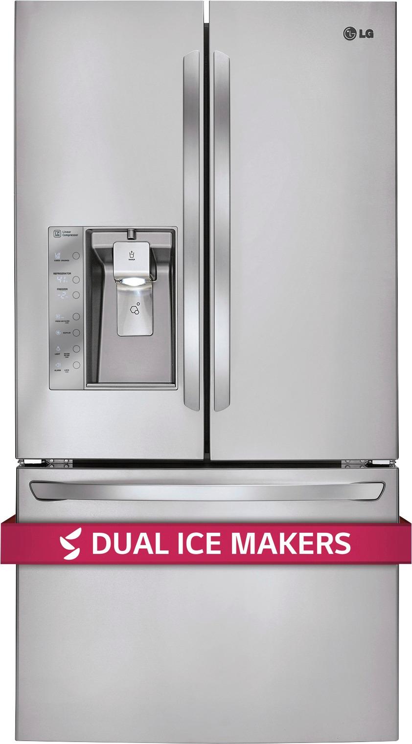 Samenwerking Vormen mythologie Best Buy: LG 28.8 Cu. Ft. French Door Refrigerator with Thru-the-Door Ice  and Water Stainless steel LFXS29626S