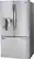Left. LG - 28.8 Cu. Ft. French Door Refrigerator with Thru-the-Door Ice and Water - Stainless Steel.
