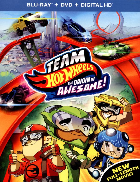  Team Hot Wheels: The Origin of Awesome! [Includes Digital Copy] [UltraViolet] [Blu-ray/DVD] [2014]