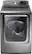 Front. Samsung - 7.4 Cu. Ft. 15-Cycle Steam Electric Dryer - Stainless/Platinum.