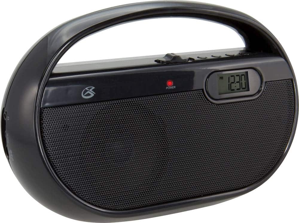 GPX - AM/FM Portable Radio - Black - Angle_Zoom