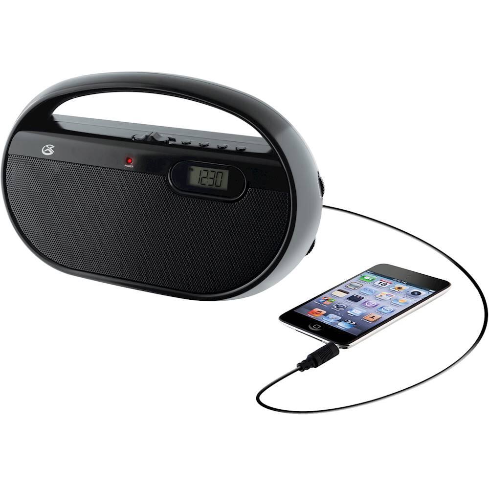 Alt View 11. GPX - AM/FM Portable Radio - Black.