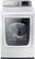 Front. Samsung - 7.4 Cu. Ft. 13-Cycle Steam Electric Dryer - Neat White.