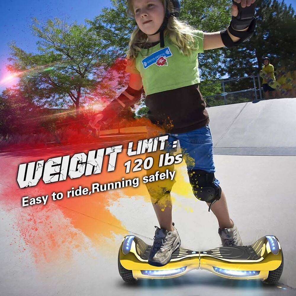 WEIGHT LIMIT: 120 lbs  
Easy to ride, Running safely