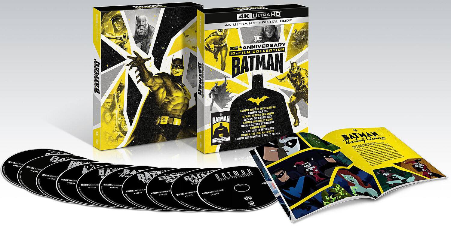 Batman: 85th Anniversary 10 Film Collection 4K Blu Ray [Standard