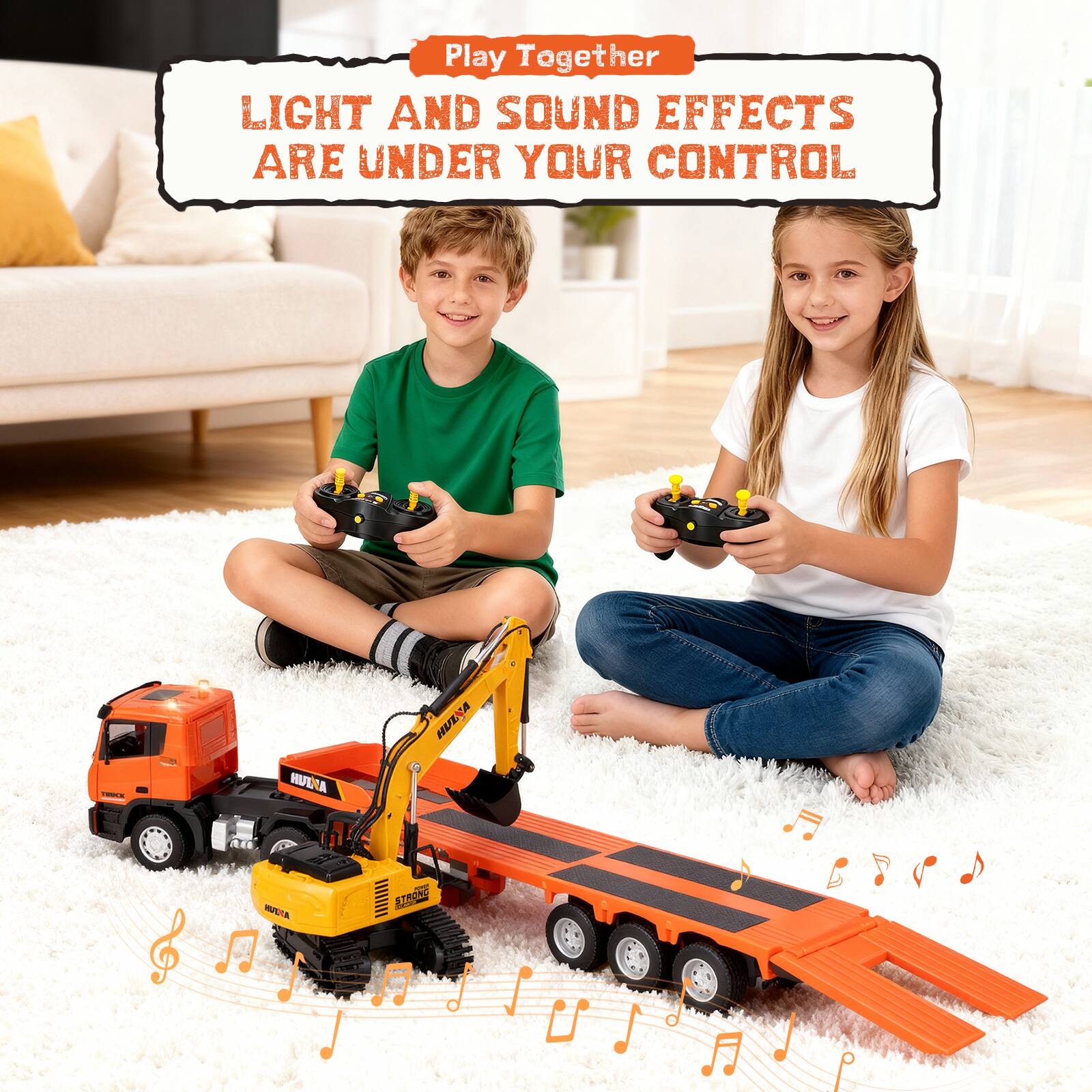 Play Together  
Light and Sound Effects Are Under Your Control