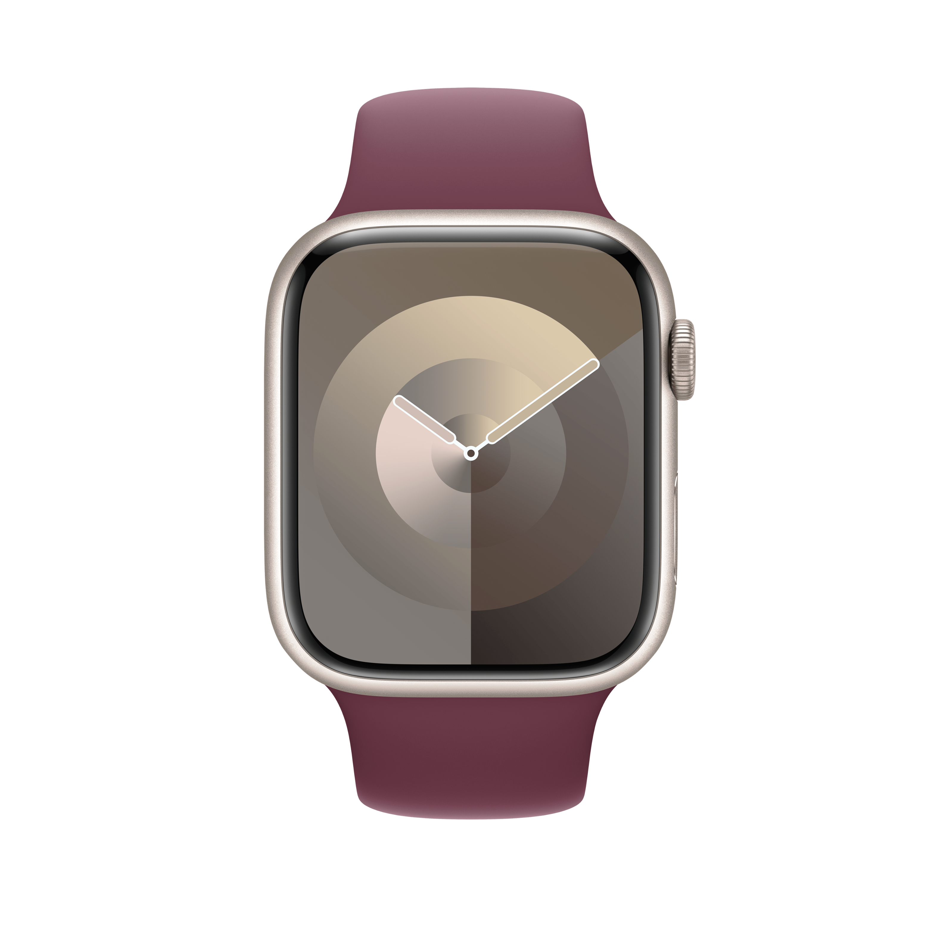 Alt View 12. Apple - 45mm Mulberry Sport Band - S/M - Mulberry.