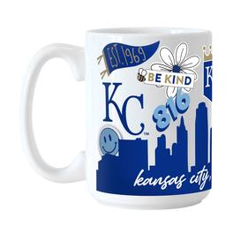Logo Brands - Kansas City Royals 15oz. Native Ceramic Mug - Multicolor