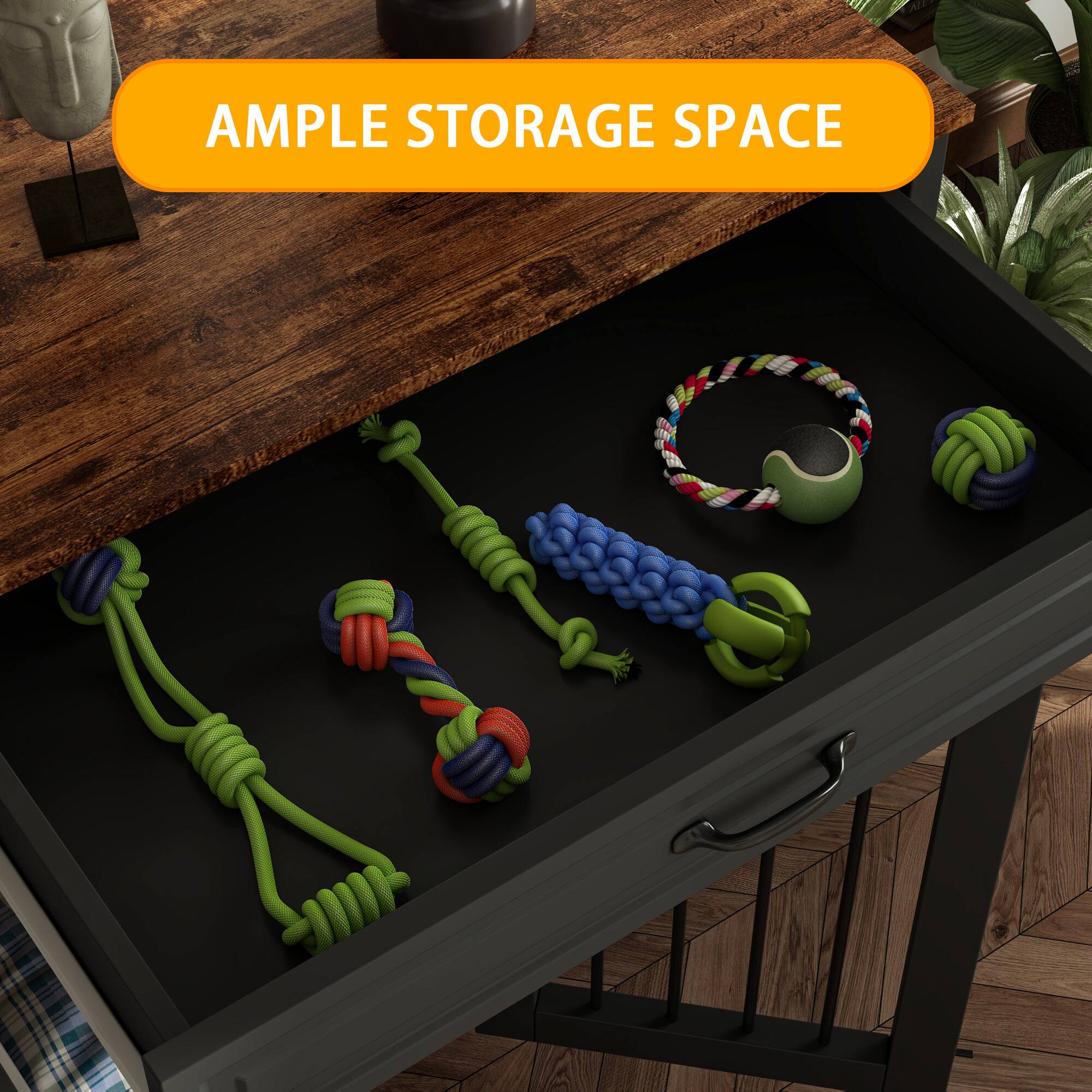 AMPLE STORAGE SPACE