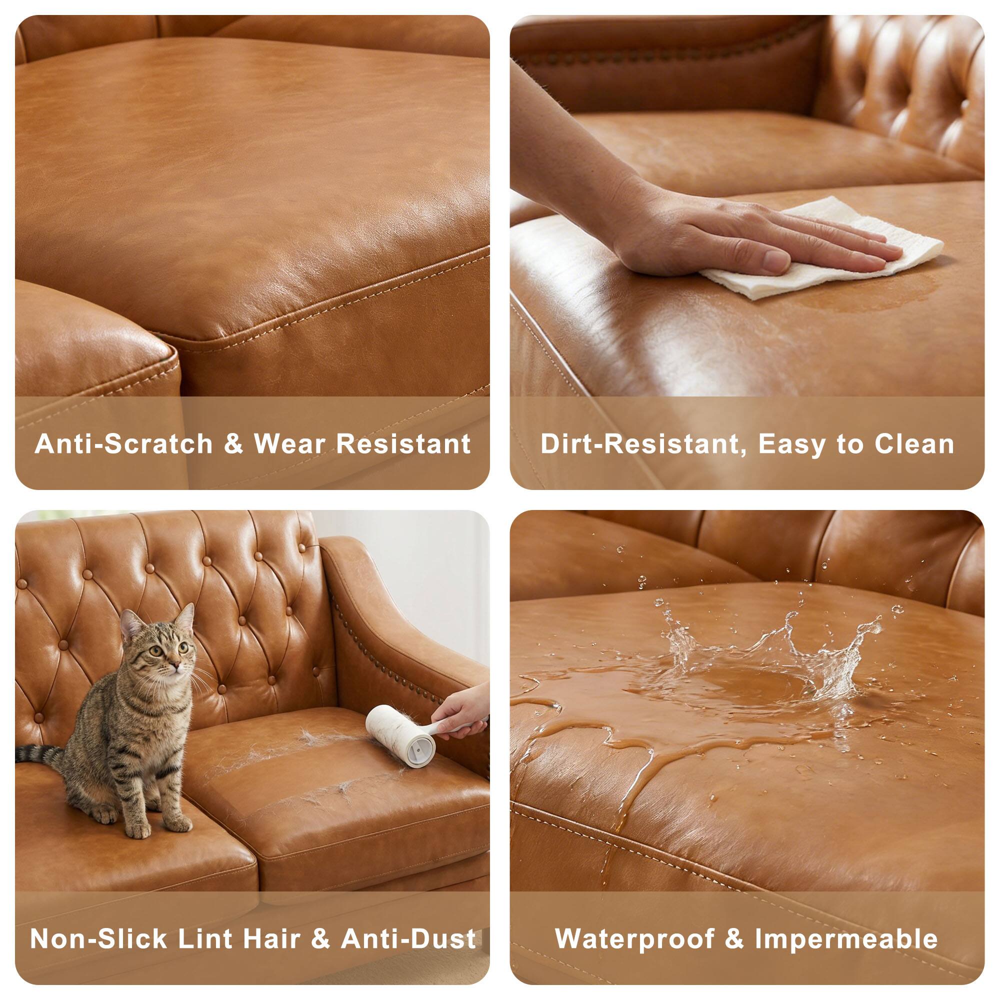 - Anti-Scratch & Wear Resistant
- Dirt-Resistant, Easy to Clean
- Non-Slick Lint Hair & Anti-Dust
- Waterproof & Impermeable