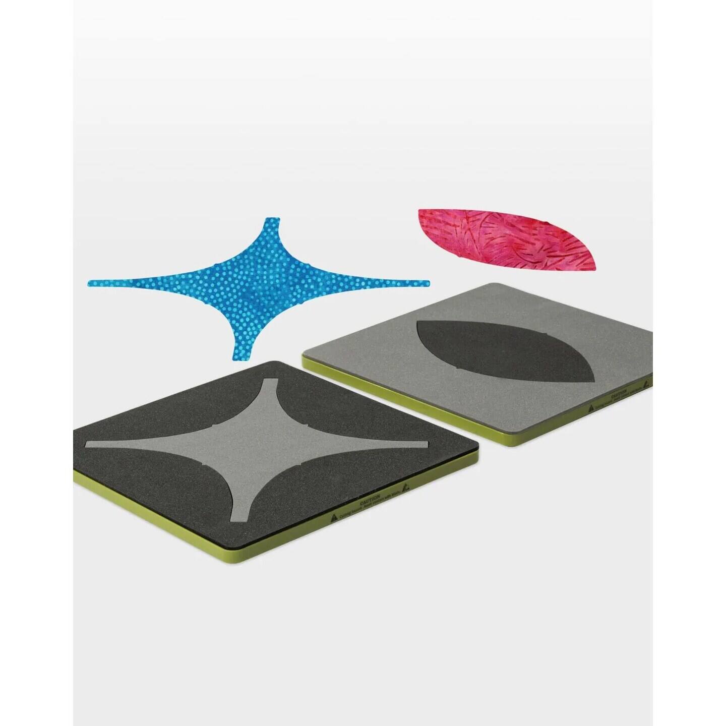 Back. AccuQuilt - GO! Fabric Cutting Dies; Rob Peter to Pay Paul (2 Die Set) - Multicolor.