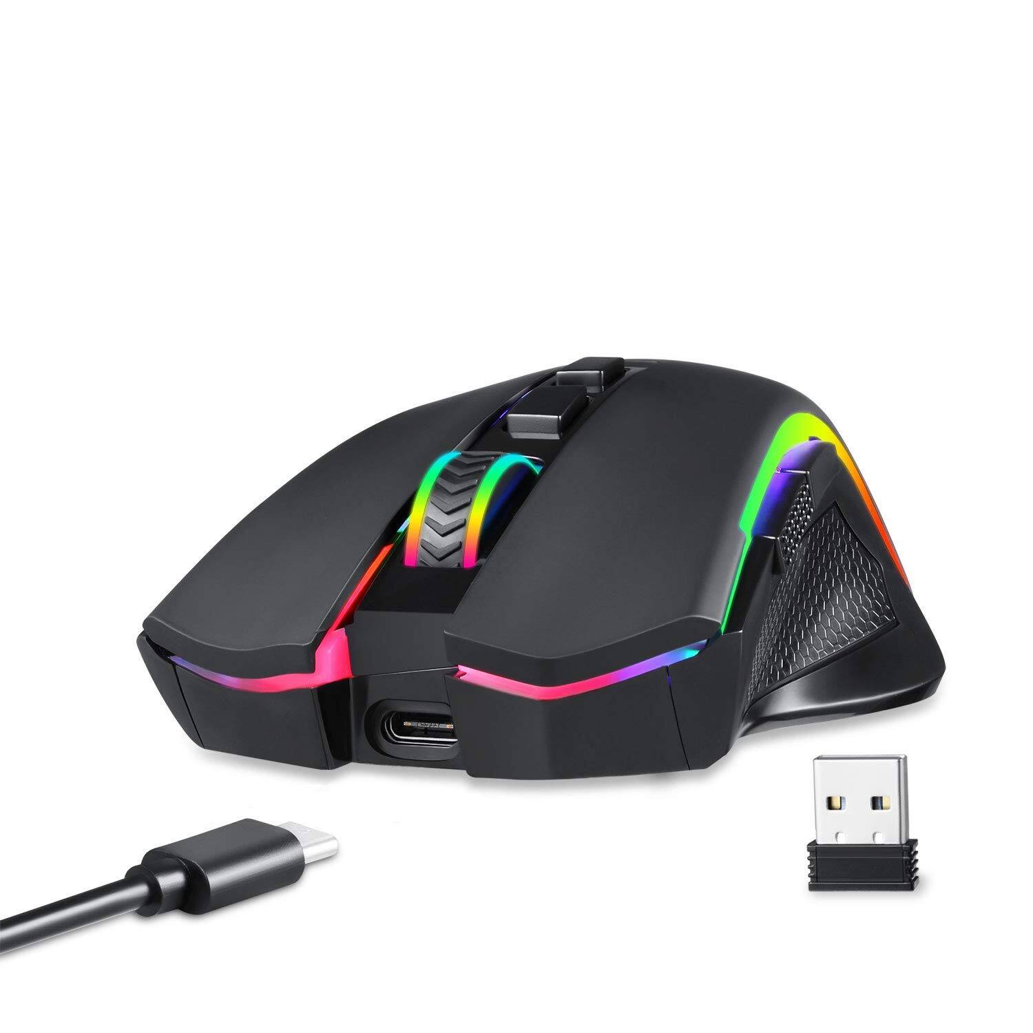 Left. Cedar Assembly - M602 Griffin Rgb Gaming Mouse Spectrum Backlit With 7 Backlight Modes Up To For Windows Pc Gamers - Black-M602.