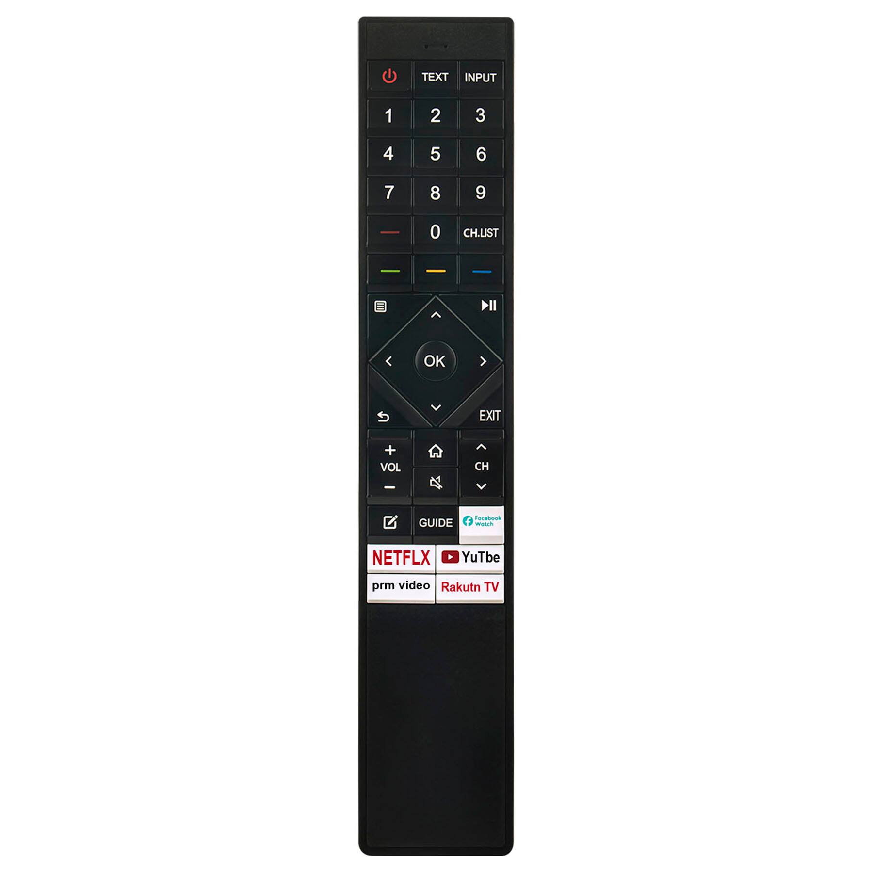 ALLIMITY - ERF6F64H Replacement Remote, Fit for Hisense QLED Smart TV 50U7QF 55U7QF 65U7QF 65U8QF 55U8GQ 75U9GQ 55A98GNE 55A99GNE - Black