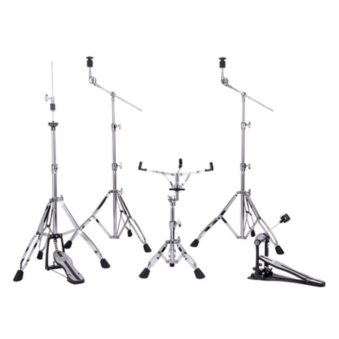 Front. Mapex - Mapex HP4005 5-piece Venus 400 Series Hardware Pack with Single Pedal.