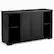 Alt View 2. Costway - Kitchen Storage Cabinet Sideboard Buffet Cupboard Wood Sliding Door Pantry - Black.