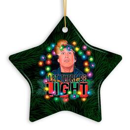 OrnamentallyYou - Let There Be Light Funny Cousin Eddie Griswold Christmas Ornament - Multi-colored