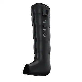Miko - Aero Compression Leg Massager with 6 Modes, 4 Intensity Levels, 3000mAh Battery, Advanced Airbag Technology - Black