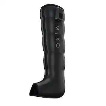 Front. Miko - Miko Aero Compression Leg Massager with 6 Modes, 4 Intensity Levels, 3000mAh Battery, Advanced Airbag Technology - Black.