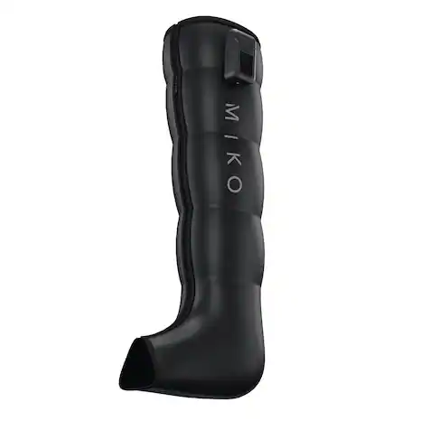 Miko - Aero Compression Leg Massager with 6 Modes, 4 Intensity Levels, 3000mAh Battery, Advanced Airbag Technology - Black