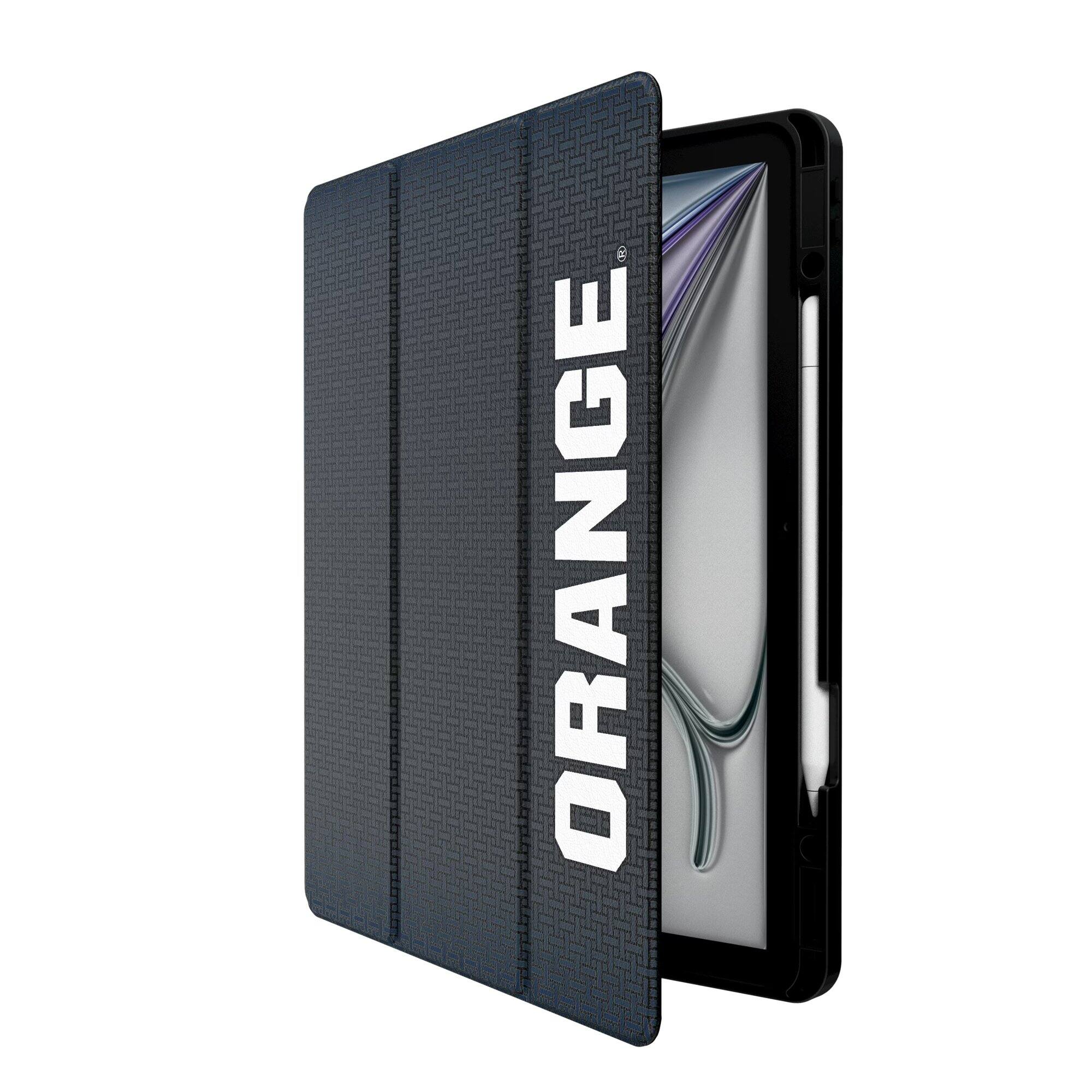 Alt View 1. Keyscaper - Syracuse Orange iPad Case - 13in Air M2 - Black.