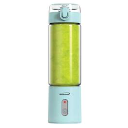 Brentwood - Rjb-100bl 50-watt 17-oz. Portable Battery-operated Usb-chargeable Glass Blender - Blue