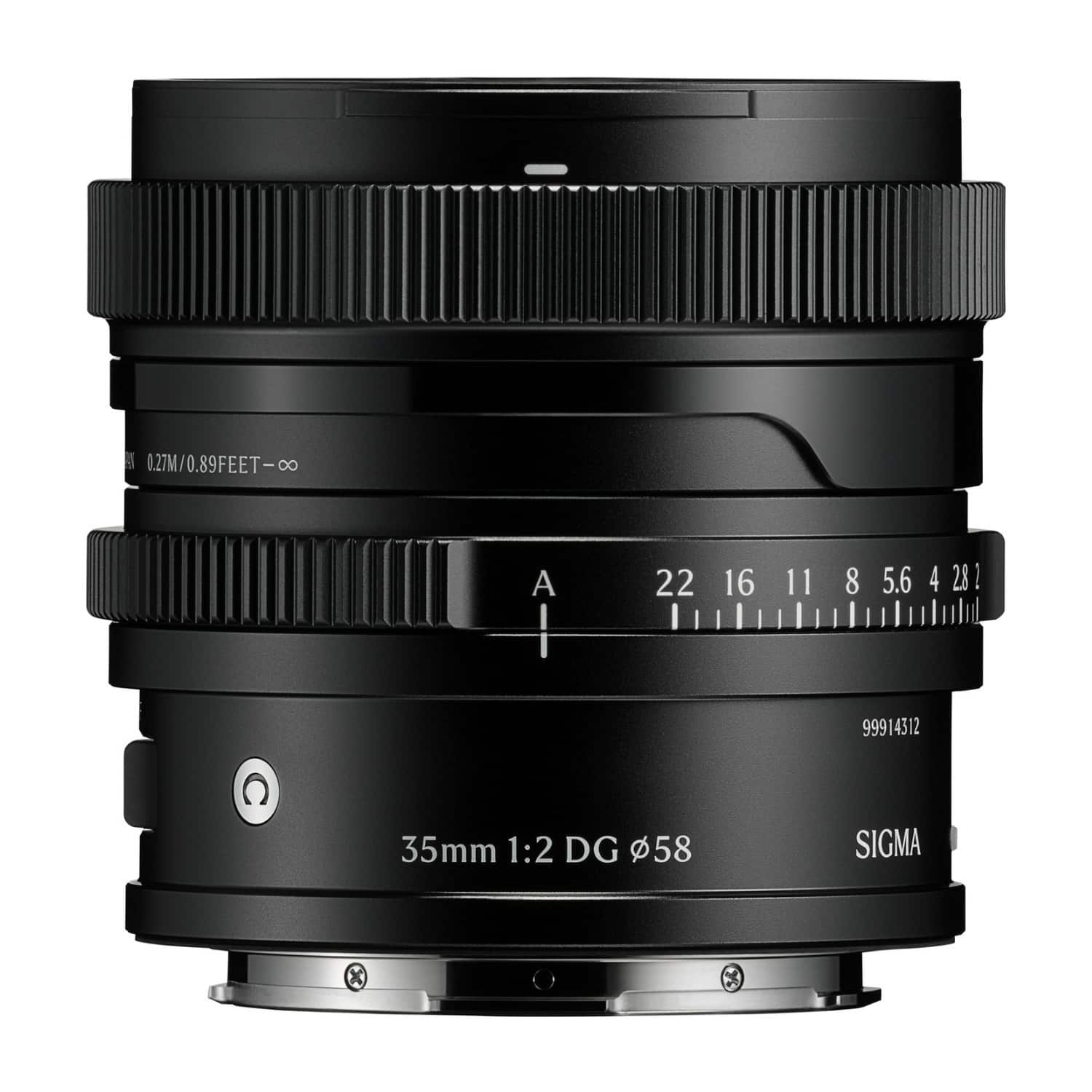 Sigma - 35mm F2 DG Black Contemporary Lens for L Mount