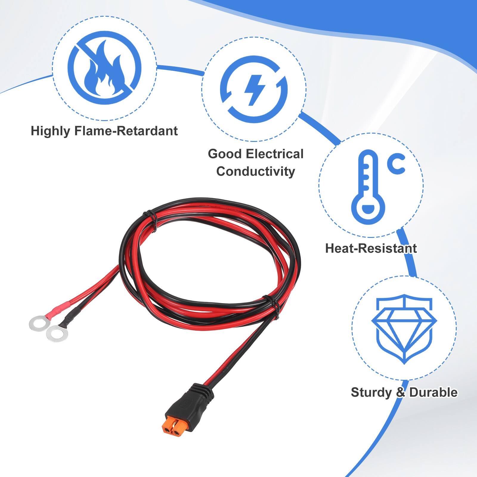 4 Highly Flame-Retardant, Good Electrical Conductivity, Heat-Resistant, Sturdy & Durable