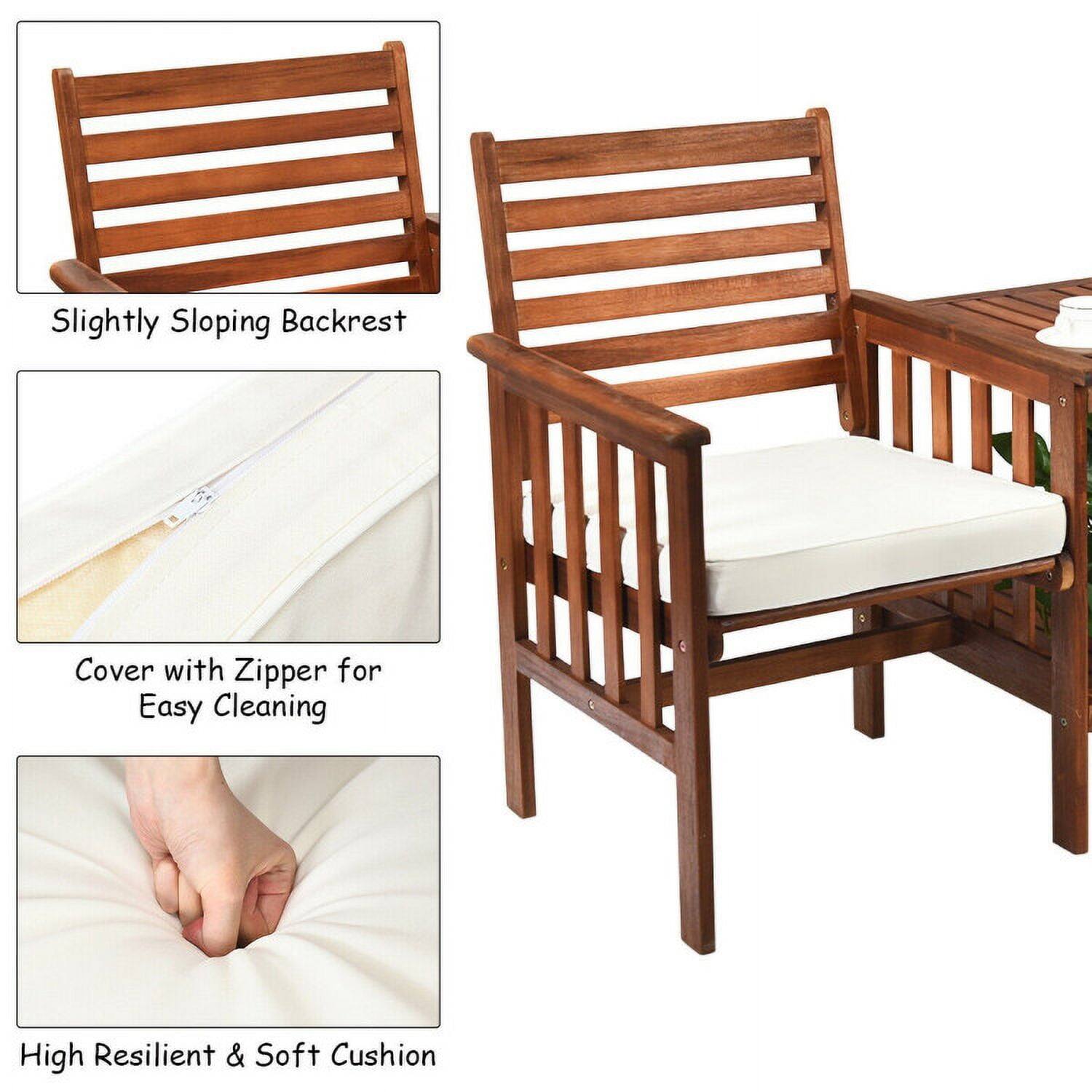 Slightly Sloping Backrest  
Cover with Zipper for Easy Cleaning  
High Resilient & Soft Cushion