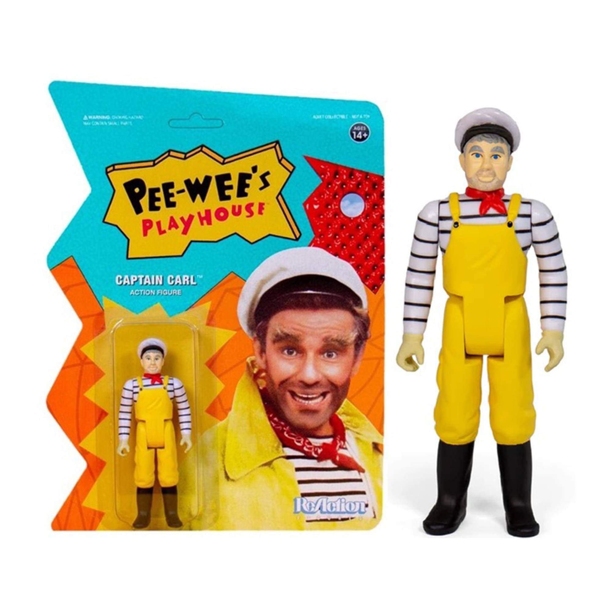WARNING: CHOKING HAZARD - Small parts. Not for children under 3 years.

PEE-WEE'S PLAYHOUSE

CAPTAIN CARL ACTION FIGURE

ReAction

AGES 14+