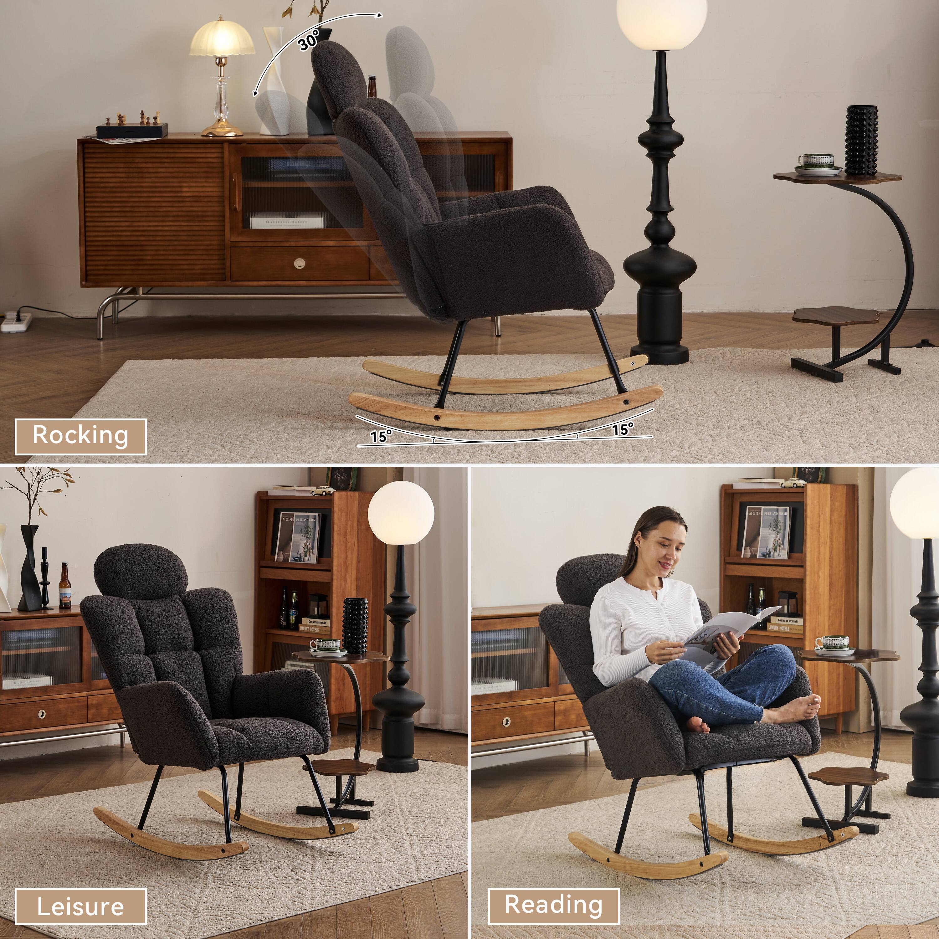 - Rocking
- Leisure
- Reading