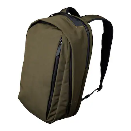 Front. ALPAKA - Metro Backpack Pro 24L Laptop Backpack for Men, Backpack with Laptop Compartment (16"), Bottle Sleeve - Army Green Axoflux 600D.