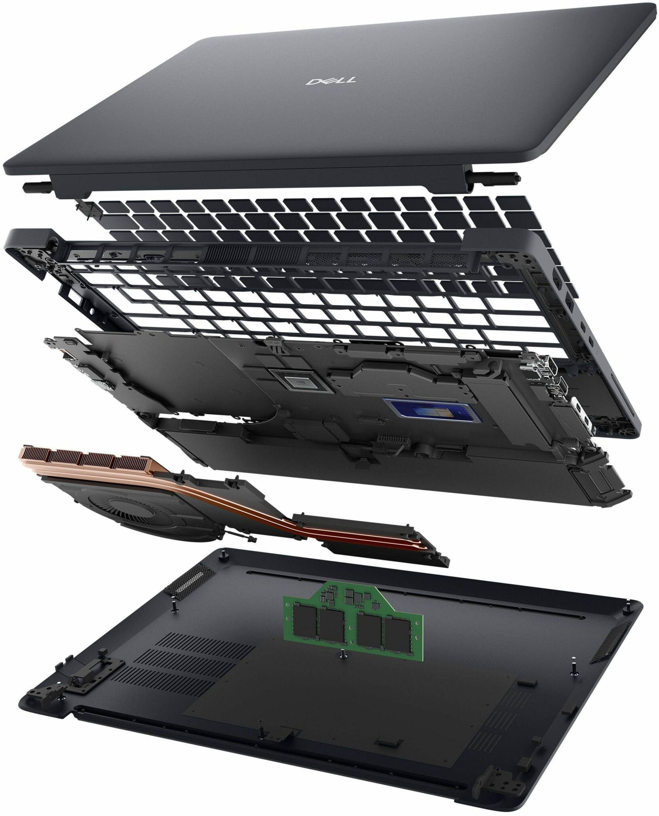 Alt View 19. Dell - Pro Max 14" LCD 1920 x 1200 (Full HD Plus) Laptop - Intel Core Ultra 7 with 32GB Memory - 512 GB SSD - Black.