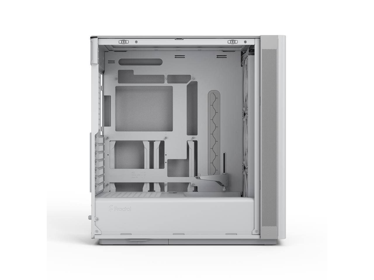 Alt View 5. Fractal Design - Define One TG PC Gaming Case - Tempered Glass, 3 Fans, ATX/E-ATX/mATX/ITX Support - Black.