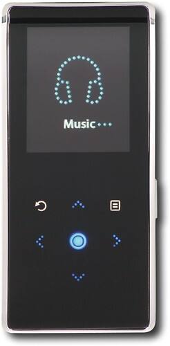 Front Standard. Samsung - 2GB* MP3 Player and Image Viewer - Black.