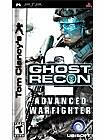 Front Detail. Tom Clancy's Ghost Recon: Advanced Warfighter 2 - PSP.
